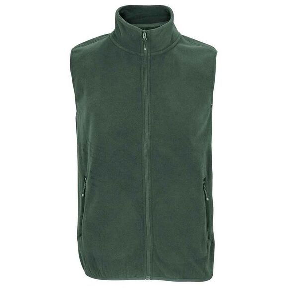 SOLS Unisex Adult Factor Microfleece Recycled Body Warmer / Forest Green - Picture 1 of 4